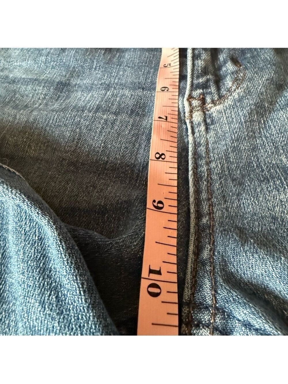 β JUDY BLUE distressed straight crop jeans π sz 5/27 β¨ - Picture 14 of 16